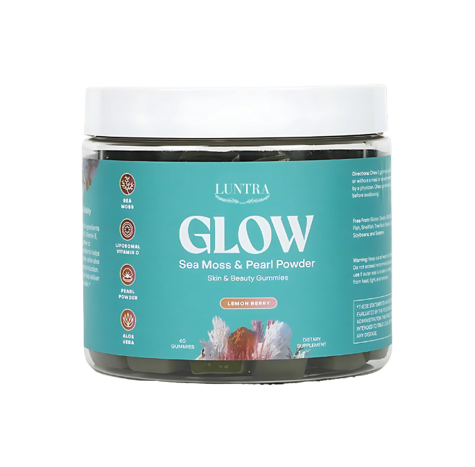 Luntra™ Sea Moss Glow Gummies – Skin Brightening & Hydrating Formula