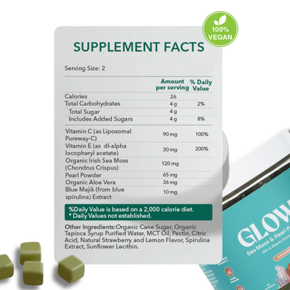 Luntra™ Sea Moss Glow Gummies – Skin Brightening & Hydrating Formula