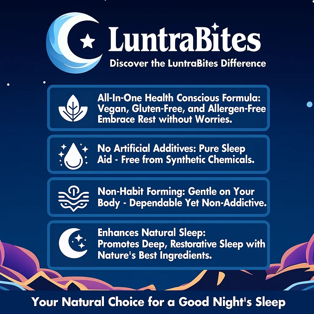 💤 LuntraBites™ – Deep Calm Sleep Gummies