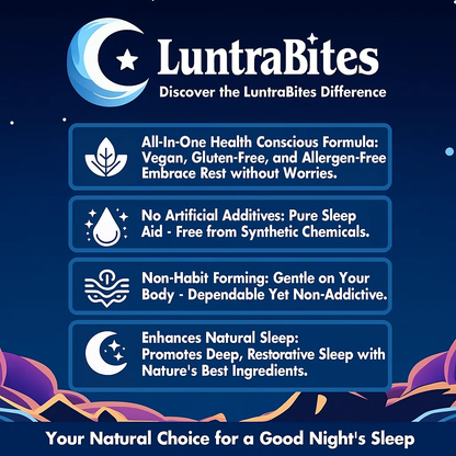 💤 LuntraBites™ – Deep Calm Sleep Gummies