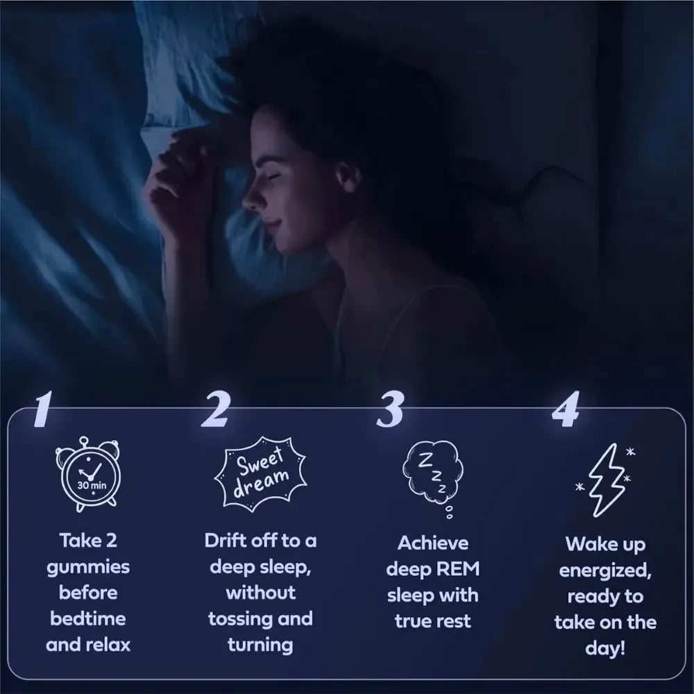 💤 LuntraBites™ – Deep Calm Sleep Gummies