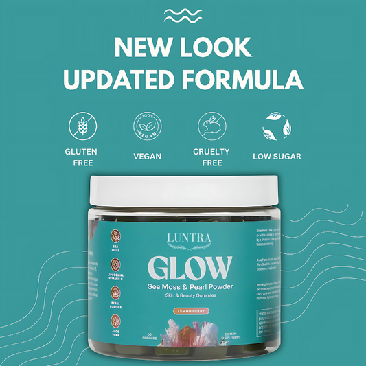 Luntra™ Sea Moss Glow Gummies – Skin Brightening & Hydrating Formula